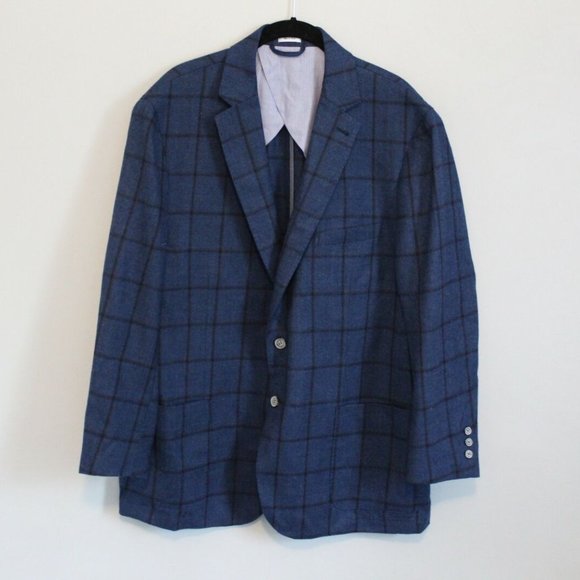 Peter Millar Plaid Soft Wool Blazer H11183 - Picture 5 of 10